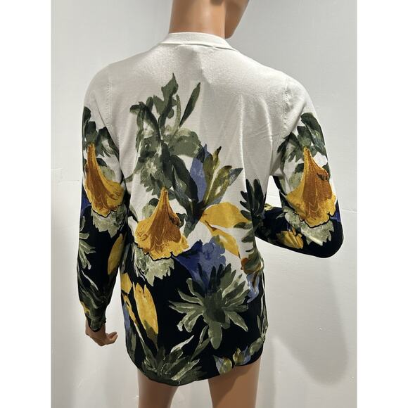 chicos size 0 Cardigan Floral Size Small - Picture 3 of 9